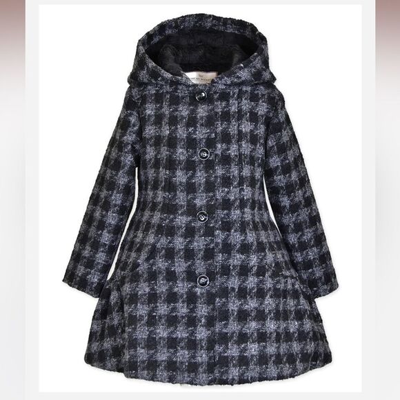 American Widgeon Other - American Widgeon Hooded Princess black Coat Faux Fur Girls size 14